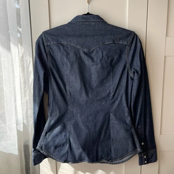 Levi’s Red Tab Womens Denim Shirt sz S - Picture 5 of 7
